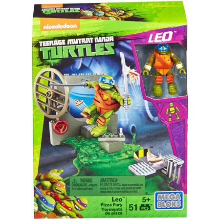 Mega Bloks Teenage Mutant Ninja Turtles Leo Pizza Fury Playset