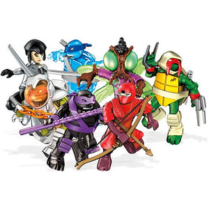 Mega Construx Teenage Mutant Ninja Turtles Micro Action Figures, Red Ninja