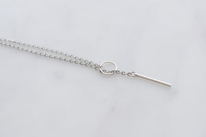 Silver Threader Necklace